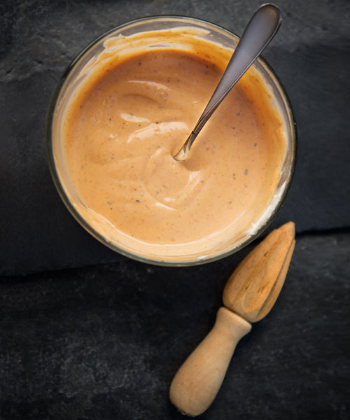 Sriracha "Cream" Sauce (Paleo, Gluten-Free, SugarNix, Keto, Dairy-Free) *Made Thursday - 6/1*