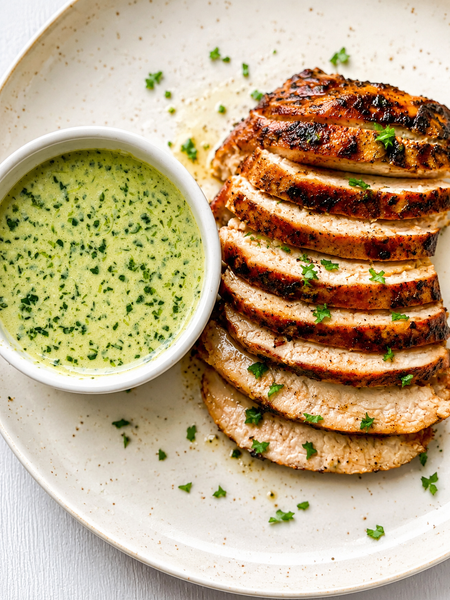 Peruvian BBQ Chicken with Green Sauce (Gluten-Free, Dairy-Free) *Made Monday - 10/5*
