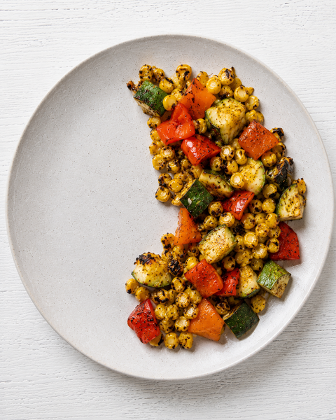 Charred Corn, Zucchini & Sweet Pepper Skillet (Gluten-Free, Dairy-Free) *Made Wednesday - 8/5*