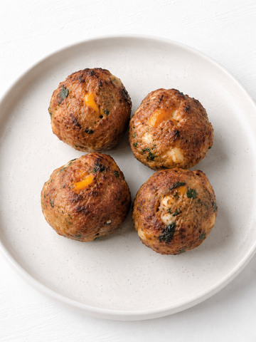 Jalapeno Popper Turkey Meatballs (Gluten-Free, Dairy-Free) *Made Tuesday - 7/14*