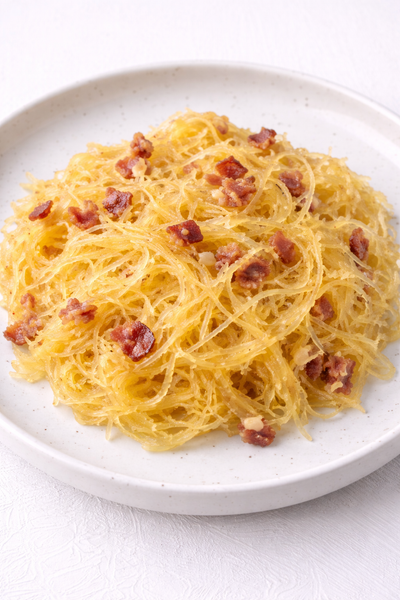 Bacon-Specked Spaghetti Squash (Gluten-Free, Dairy-Free) *Made Tuesday - 7/14*