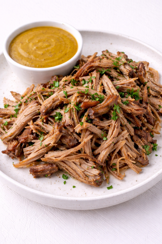 Pulled BBQ Pork with South Carolina Mustard BBQ Sauce (Gluten-Free, Dairy-Free) *Made Thursday - 8/27*