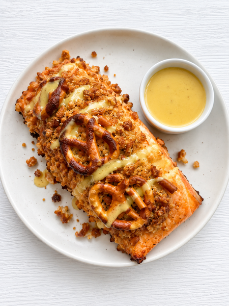 Pretzel Salmon with Honey Mustard Dipping Sauce *Made Wednesday - 10/7*