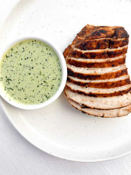 Peruvian BBQ Chicken with Green Sauce (Gluten-Free, Dairy-Free) *Made Monday - 12/29*