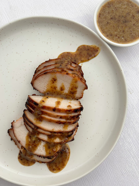 Honey Mustard Chicken with Grainy Honey Mustard Sauce (Gluten-Free, Dairy-Free) *Made Tuesday - 7/21*