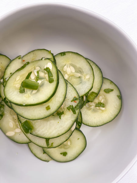 Cilantro-Lime Cucumber Salad (Gluten-Free, Dairy-Free) *Made Tuesday - 7/14*