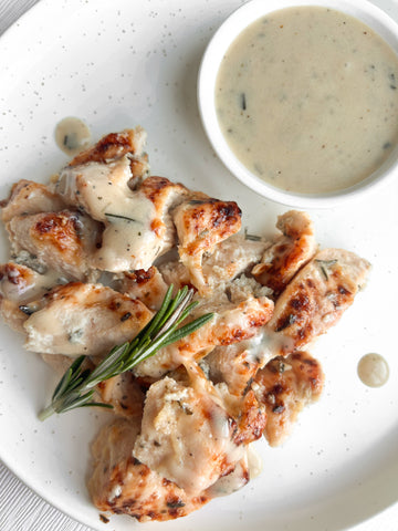 Rosemary Ranch Chicken with Rosemary-Ranch Sauce (Gluten-Free, Dairy-Free) *Made Monday - 10/6*