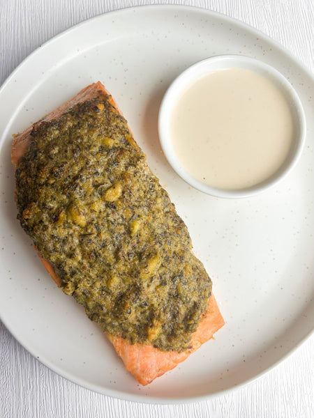 Pistachio-Lime Crusted Salmon with Key Lime Mustard (Gluten-Free, Dairy-Free) *Made Thursday - 6/18*
