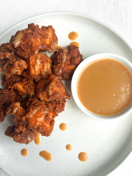 Gluten-Free Chicken Nuggets (Fast Food Fix) with "Chick" Sauce (Gluten-Free, Dairy-Free) *Made Wednesday - 8/12*
