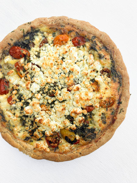 Tomato & Goat Cheese Tart (Gluten-Free)