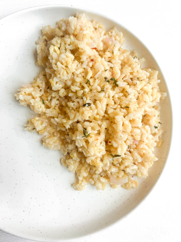 Lemon Brown Rice with Garlic & Fresh Thyme (Gluten-Free) *Made Monday - 12/15*