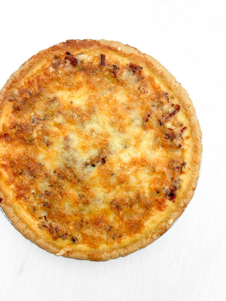 Quiche Lorraine with Almond Flour Crust (Gluten-Free)