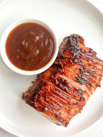 Grilled Apple-Butter Chicken with Fireball Apple-Butter BBQ Sauce (Gluten-Free, Dairy-Free) *Made Monday - 2/23*