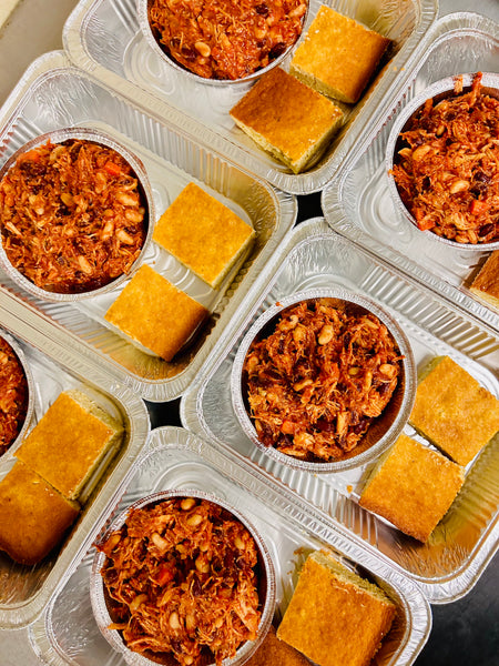 Tuesday (10/13): Buffalo Chicken Chili with Homemade Cornbread