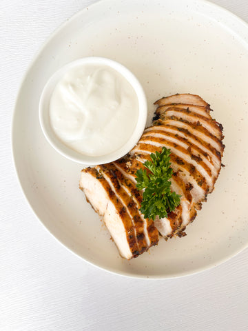 Grilled Moroccan Chicken with Yogurt Sauce (Gluten-Free) *Made Wednesday - 10/22*