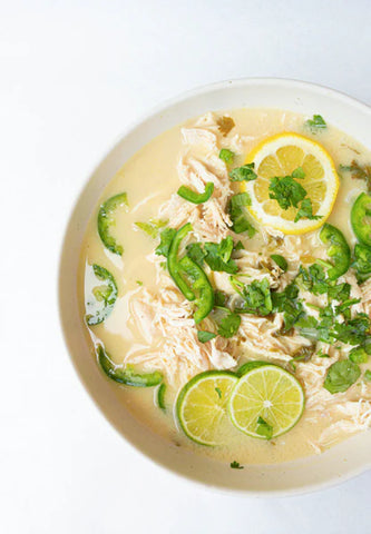 Thai Chicken Coconut Soup with Jasmine Rice (Gluten-Free, Dairy-Free)