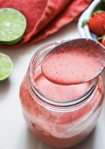 Creamy Strawberry-Lime Vinaigrette (Gluten-Free, Dairy-Free) *Made Wednesday - 7/8*