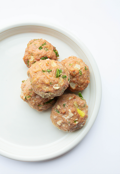 Asian Turkey Meatballs with Sesame-Lime Dipping Sauce (Gluten-Free, Dairy-Free) *Made Wednesday - 5/1*