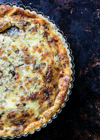 Caramelized Shallot and Gruyere Quiche with a Gluten-Free Rosemary Crust (Gluten-Free) *Made Monday - 5/13*