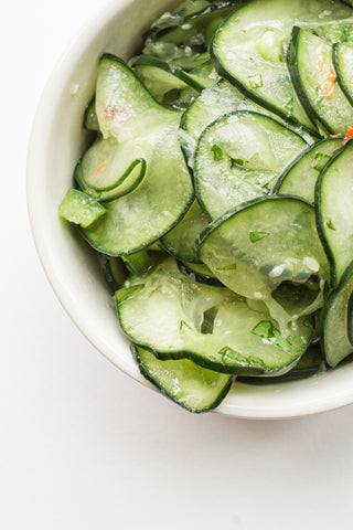 Cilantro-Lime Cucumber Salad (Gluten-Free, Dairy-Free) *Made Wednesday - 5/15*