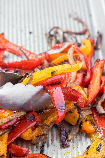 Roasted Bell Peppers & Red Onions (Paleo, Gluten-Free, SugarNix, Keto, Dairy-Free) *Made Tuesday - 9/26*